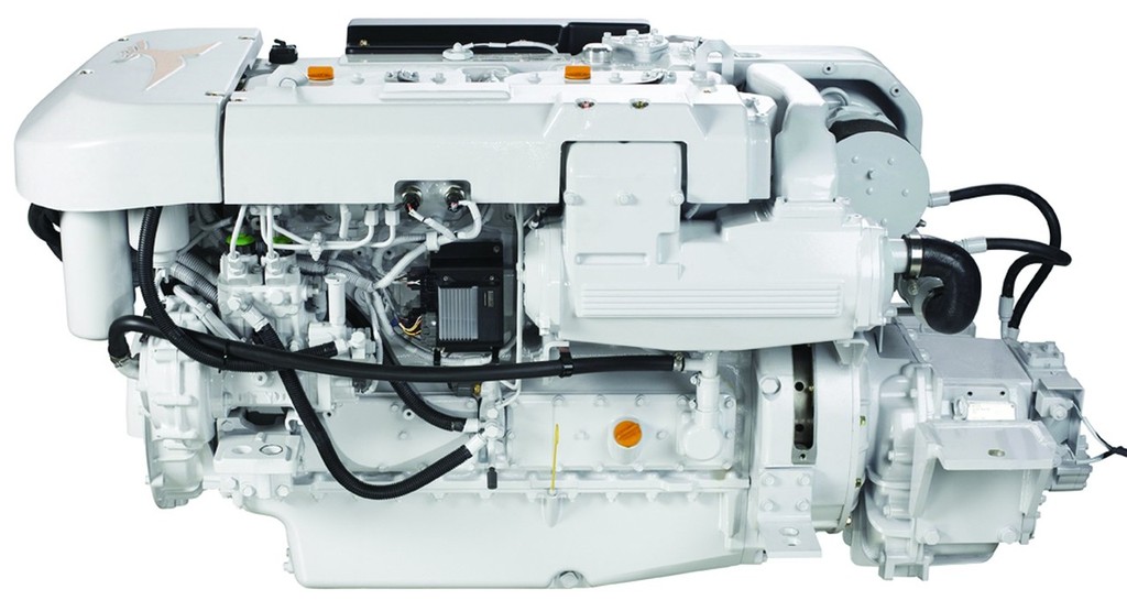 The all-new 7.4-litre Yanmar marine diesel, the 6CX-530CR scheduled for release at the 2010 Sydney International Boat Show.   - Yanmar engines © Bob Wonders